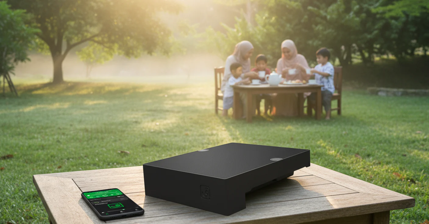 QR114 Outdoor Usage